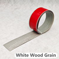 Vente directe usine – Bande de transition plate à clipser en PVC imitation bois pour joint de sol, couvre-joint de seuil droit