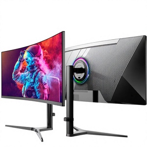 Moniteur de jeu incurvé NanoIPS 4K de 34 pouces, moniteur IPS de 38 pouces, moniteur <span class=keywords><strong>5K</strong></span> de 49 pouces avec réglage en hauteur, rotation, interface Type-C, écran partagé - Product Image 1