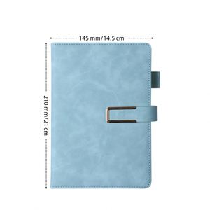 Custom A5 Size Hardbound PP Cover Planner Lined Notebooks Promotional PU with Buckle Customizable Color Logo Printing - Product Image 1