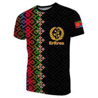 T-shirts unis décontractés Top Ethiopie Design été usine prix de gros qualité en vrac Polyester pour garçons blanc 1 pièce hommes