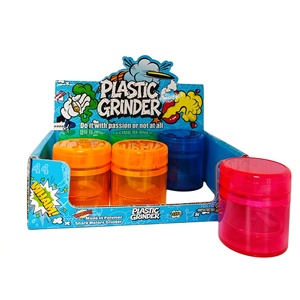 Round Plastic Manual Modern <b>Herb</b> <b>Grinder</b> with Full Printed Art Design for Accessory - Product Image 6