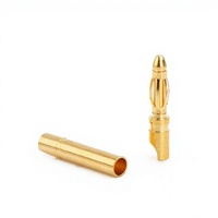 Connecteur banane Amass GC2011 2 mm, plaqué or, en cuivre pur, mâle/femelle, pour moteur RC ESC, service OEM direct usine