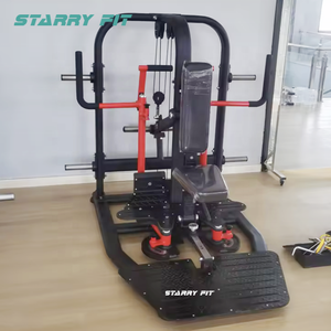 Máquina de Gimnasio Comercial para Ejercicios de Fuerza, Máquina de Pecho, Espalda y Hombros, Máquina Combinada de Pectorales y Espalda con Placas de Peso - Product Image 2