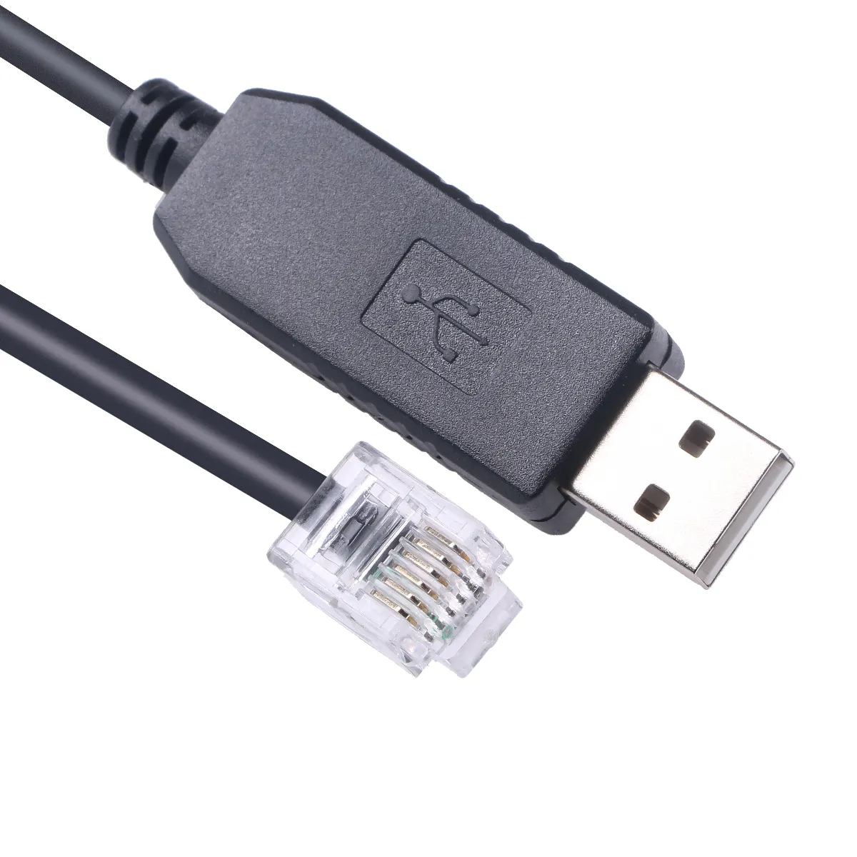 Cable serie USB para configuración de gestión de interruptor gestionado Hirschmann V.24, cable de comunicación RS232 serie a RJ11