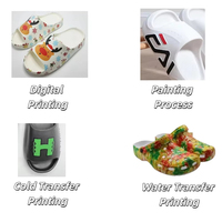 Claquettes unisexes en EVA avec logo personnalisé, pantoufles en peluche, chaussures en mousse à mémoire de forme, claquettes originales pour femmes