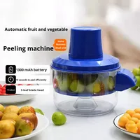 Fruitpeller Automatische elektrische fruitpelmachine met roestvrijstalen messen Draadloos en multifunctioneel voor gebruik in de keuken