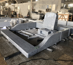 <span class=keywords><strong>Monuments</strong></span> de granit gris classique Pierre tombale de granit Pierre tombale de cimetière Pierre tombale et monument - Product Image 2