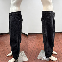 Jeans en denim selvedge japonais brut surdimensionnés avec logo personnalisé, vente en gros, coupe décontractée, poids moyen, jambe large, taille haute