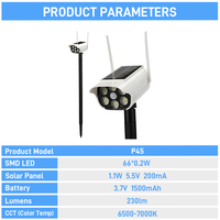 Luz de Seguridad Solar para Jardín Solarup con Sensor de Movimiento, Cámara Ficticia, Recargable por USB, IP65 Impermeable, Luz LED