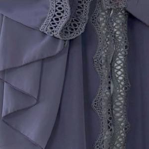 Premium Lace Polyester Elegant Custom Party Dress <b>Abaya</b> for Muslim Women Evening <b>Wedding</b> and Special Occasions - Product Image 2