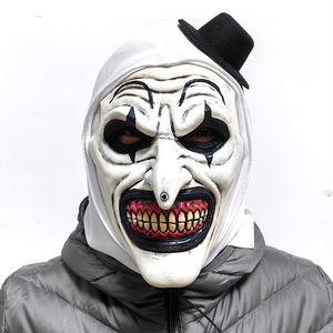 Decorazioni di Halloween Joker maschera in lattice Terrifier Art il Clown Cosplay maschere Horror Full Face casco Halloween - Product Image 1
