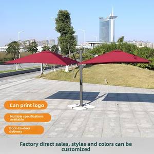 <span class=keywords><strong>Parasol</strong></span> moderne à double tête, grand <span class=keywords><strong>parasol</strong></span> carré imperméable pour cour, villa romaine, jardin et <span class=keywords><strong>terrasse</strong></span>, étal moderne - Product Image 5