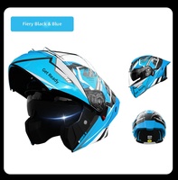 Casque de moto certifié 3C/DOT/GB811-2022A en ABS avec motif éclair, pour homme, hiver, rabattable, intégral, scooter/vélo électrique, pour femme