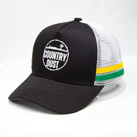 Gorra Trucker Personalizada con Sublimación, Impresión por Transferencia de Calor, Visera Curva, Bordado y Cinta de Espiga, Ajustable con Cierre a Presión