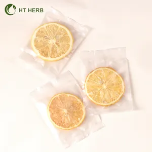 Hot Selling Individual Package Freeze Dried Fruit Lime Slices Healthy Delicious Frozen Lemon Slice Tea