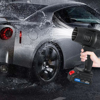 Souffleur à feuilles sans fil 21V rechargeable, haute puissance, léger, portable, souffleur électrique pour le jardin, la cour et le nettoyage de la voiture