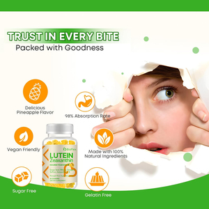 Vanwin Custom Formula Sugar Free <strong>Halal</strong> Organic Lutein Zeaxanthin Vitamin C &amp; E Eye Vision Health Care <strong>Food</strong> <strong>Supplements</strong> Gummy - Product Image 4