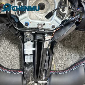 Volant chauffant <span class=keywords><strong>de</strong></span> Vibration ACC en cuir <span class=keywords><strong>de</strong></span> Type D <span class=keywords><strong>de</strong></span> haute qualité pour BMW F10 F30 F32 E70 E90 E71 M3 M6X1X3X5 modifié et amélioré - Product Image 4