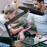 Lampe de table multifonctionnelle pour manucure, lampe de bureau LED, équipement de beauté pour nail art, lampe de table pour ongles
