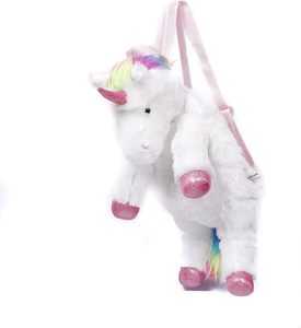 Zaino Peluche Unicorno Personalizzato OEM Super Morbido, Borsa Scuola Imbottita per Ragazze 14+ Anni, Regalo Promozionale per Feste - Product Image 1