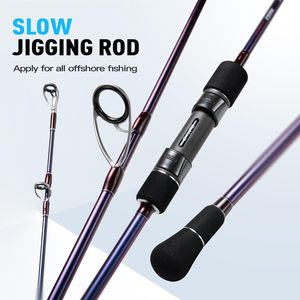 2 조각 바닷물 낚싯대 중형 빠른 액션 1.8m 2.5kg 탄소 섬유 회전 분할 후방 높은 EVA 핸들 낚시 - Product Image 3