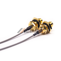 Antenne RF 1.37 Câble d'extension avec connecteur femelle UFL vers SMA à cloison étanche