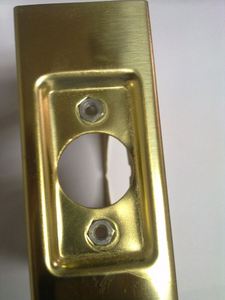 WEKIS Single-Hole Stainless Steel Brass Door Reinforcer Matte Black Gold Lock <b>Wrap</b> <b>Window</b> Application Made China for Repairing - Product Image 6