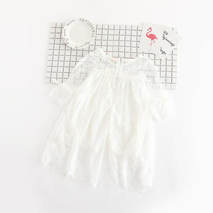 Vestido de Tul con Encaje para Bebés Niñas, Vestido Elegante de Verano para Niñas, Venta al Por Mayor - Product Image 4