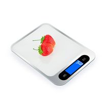 Balance alimentaire numérique à clé tactile usb haute précision, balance en verre trempé pour cuisine
