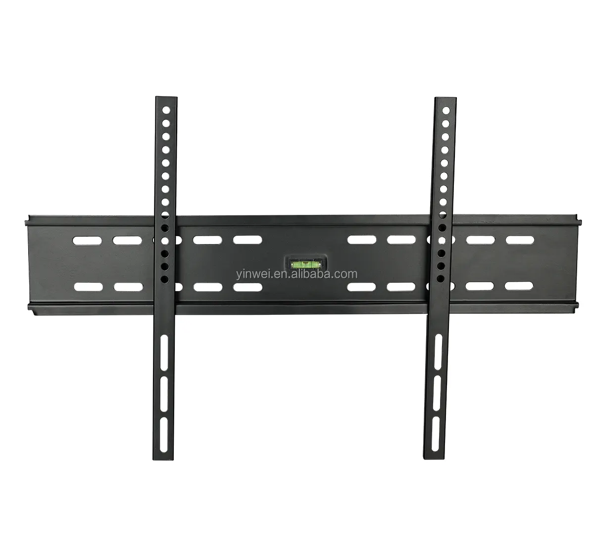 HOT SALE Universal Utra slim Fit for 30"-72" large screen size Black wall mount bracket easy installation for LCD/LED TV