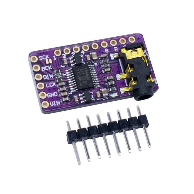Wavgat Interface I2S PCM5102A DAC Decoder GY-PCM5102 Player Module Raspberry Pi PHAT Format Board Digital PCM5102 Audio Board