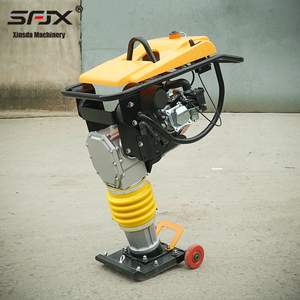 Pisón apisonador de gasolina HCR110B para construcción de carreteras Precio-amigable con motor central y componentes del motor - Product Image 1