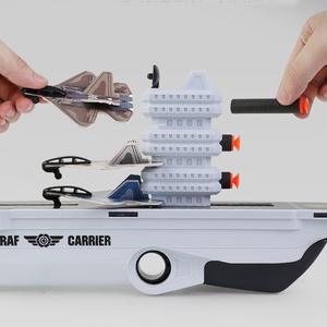 2 in 1 pesawat pembawa bentuk Ejector pesawat lembut peluru mainan pistol luar ruangan busa pesawat terbang mainan anak-anak lembut peluru mainan pistol - Product Image 5