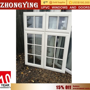 UPVC Chất Liệu Nhà Vệ Sinh U Hồ Sơ Ổn Định Cửa Kính Khung Lều Cửa Sổ Và Khóa Kéo Nhựa <span class=keywords><strong>PVC</strong></span> Trượt Cửa Sổ - Product Image 2