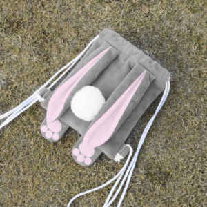 Nhà Máy Bán Buôn Hot Bán Nhung Thỏ Ba Lô Cho Sinh Viên Mới Món Quà Kỳ Nghỉ Dễ Thương Sang Trọng Đuôi Thỏ Túi - Product Image 4