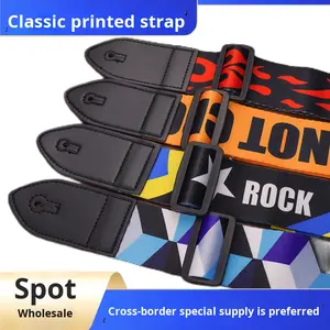 Stock Popular Promotional Product Electric Guitar Strap Thickened Universal Shoulder Strap for Ukulele Lanyard - Product Image 2