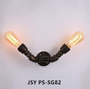<span class=keywords><strong>Applique</strong></span> murale rétro 2 lumières style tuyau d'eau en métal <span class=keywords><strong>Applique</strong></span> murale rétro industrielle Steampunk - Product Image 3