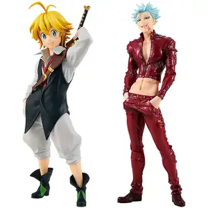 2 Styles Japanese Anime The Seven Deadly Sins Ban Figure Anime Figuras Dragon's Sin of Wrath Meliodas Statues Model Toy