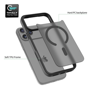 <span class=keywords><strong>Per</strong></span> iPhone 17 Pro custodia custodia telefono magnetico custodia traslucida sensazione di pelle <span class=keywords><strong>cellulare</strong></span> antiurto custodia <span class=keywords><strong>per</strong></span> telefono <span class=keywords><strong>cellulare</strong></span> opaco - Product Image 2