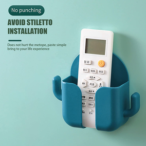 Caja de almacenamiento multifuncional montada en la pared Estante de teléfono con control remoto moderno - Product Image 3