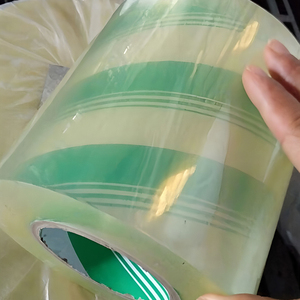 Duy nhất hai mặt rõ ràng Hộp băng dính màu Vàng-Nâu <span class=keywords><strong>Jumbo</strong></span> CuộN Bopp đóng gói Băng Acrylic Bopp con dấu Băng - Product Image 6