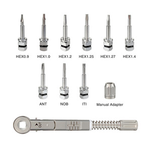 Dental square-head implant restoration toolbox, square screw head <b>torque</b> wrench, ratchet, cross-border oral medical devices - Product Image 1