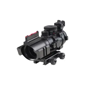 鲁格4X32光学瞄准镜狩猎瞄准镜光纤4x棱镜瞄准镜适合20毫米