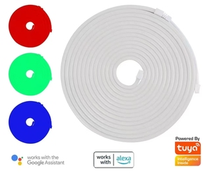Factory-Ready 24V IP65 Waterproof <b>RGB</b> LED Neon Light Strip Set Colorful Silicone Soft WiFi App <b>Controlled</b> Dimmable CE Certified - Product Image 4