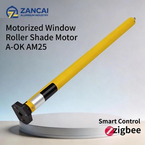 AM25-1/25-ES-E-Z A-<span class=keywords><strong>OK</strong></span> Motor Moderno de Aluminio para Cortinas Enrollables, con Batería, Bluetooth, Tuya, Zigbee, Compatible con HomeKit y <span class=keywords><strong>Google</strong></span> - Product Image 1