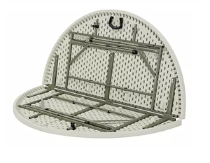 10 người tiệc cưới ngoài trời bàn tiệc nhựa tròn gấp bàn ghế - Product Image 2