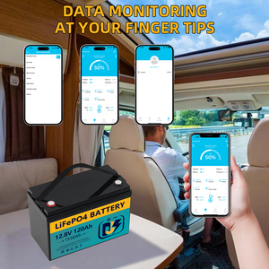 Stockage d'énergie solaire Rv Marine <span class=keywords><strong>batterie</strong></span> au lithium Lifepo4 120Ah <span class=keywords><strong>12</strong></span> volts <span class=keywords><strong>batterie</strong></span> au lithium-ion pour moteur de pêche à la traîne - Product Image 3