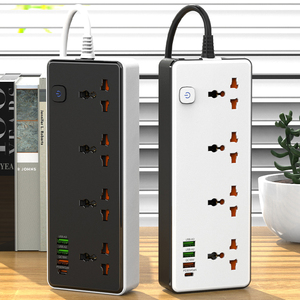 Hot bán 10A phổ mở rộng Hội Đồng Quản trị gan điện Dải mở rộng cáp ổ cắm đa cắm ổ cắm bảo vệ tăng điện dải - Product Image 3