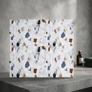 Terrazzo Blanc Robuste Extérieur 400x400mm Carreaux Avec Résistance 12mm Par Novac Céramique - Product Image 5