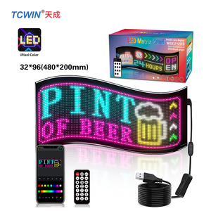 2025 Xu hướng thiết bị điện tử tcwin cửa hàng bán lẻ 32*96 <span class=keywords><strong>Pixels</strong></span> 50 ° C nhiệt độ cao hoạt động sanproof thiết kế linh hoạt COB LED Pixel Bảng điều chỉnh - Product Image 4